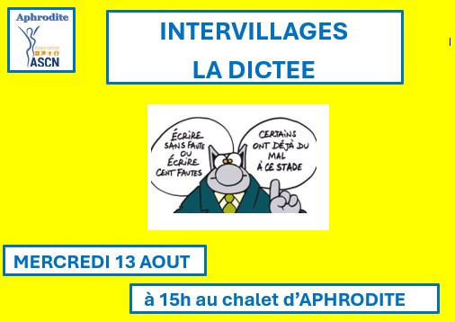 INTERVILLAGES-DICTEE-APHRODITE