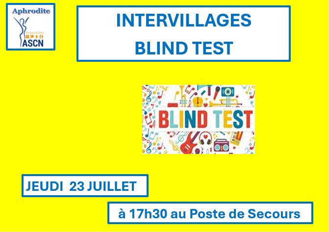 July-intervillage blind test