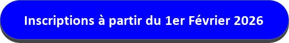 Inscriptions à partir du 1er Février 2026