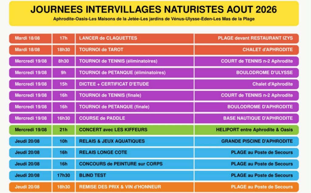 Intervillage aout