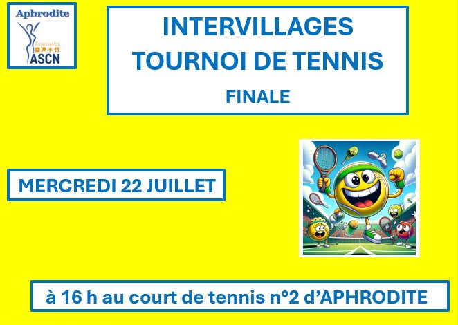 July 26 Intervillage tennis